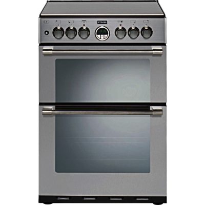 Stoves Sterling 600DF Dual Fuel Mini Range Cooker in Stainless Steel